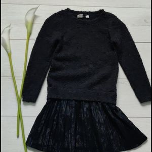 Q) *💖 2/$15 or 4/$25,Gap kids black dress, sz 6-7 girls